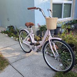 New Uforic 26" Beach Cruiser Bike for Women, Adjustable Seat Single-Speed Commuter Bike