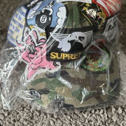 SS25 Supreme Camo Patch SnapBack