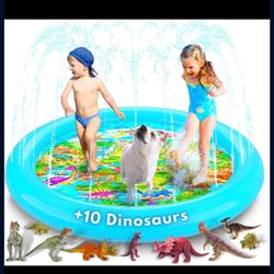 Splashie Dinosaur Sprinkler and Splash Pad for Kids