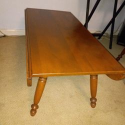 Vintage Baumitter Drop Leaf Maple Coffee Table