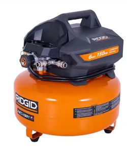 BRAND NEW RIDGID 6 gallon Pancake Air Compressor