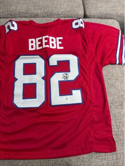 Don Beebe Autograph Signed Custom Jersey- JSA Coa - Buffalo Bills