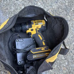 Dewalt Drill And Battery With Charger