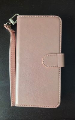 iPhone 16 Premium Leather Wallet Case – Pink