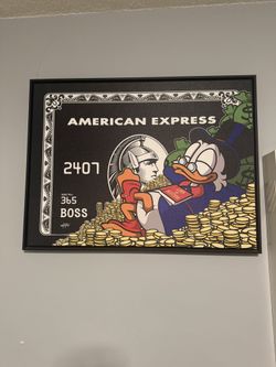 Amex Donald Duck Like New