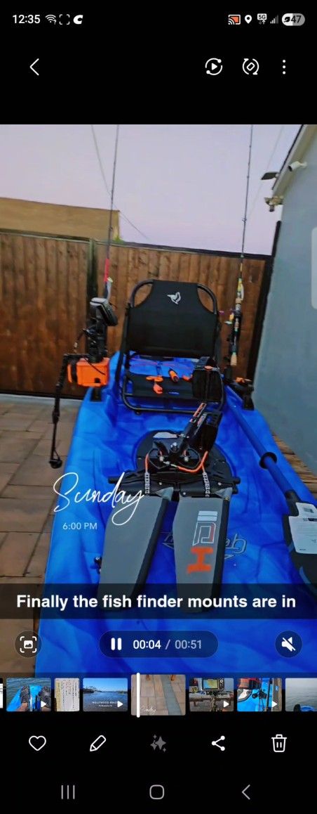 Pelican 110 Fishing Kayak / Paddle Board