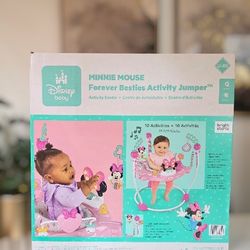 Bright Starts Disney Baby Minnie Mouse Forever Activity Jumper Infant Center