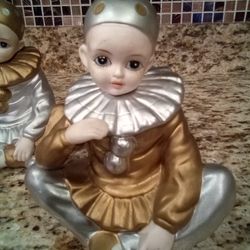 Musical Clown Statue 