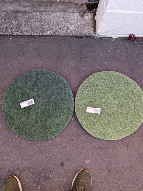 Freud Diablo 17 Inch Green Black Floor Buffer Pad Pack Sanding..