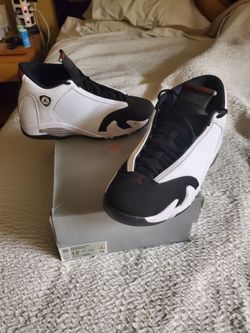 JORDAN Retro 14 Black Toe Sz 12