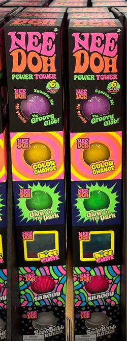 Nee Doh Power Tower 6-Pack Stress Balls
