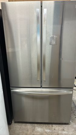 Stainless steel Kenmore 3 door fridge