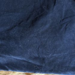 Beautiful Navy Velour Fabric 36”x58” New