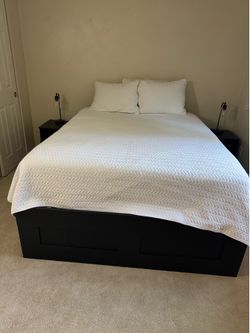 Bed and two nightstands