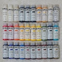 Golden Fluid Acrylics Lot Of 30