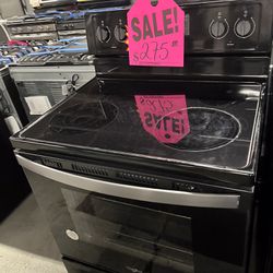 Whirlpool Electric Stove Black in excellent condition with 4 Months Warranty 
