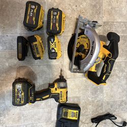 dewalt skill saw/ impact drill