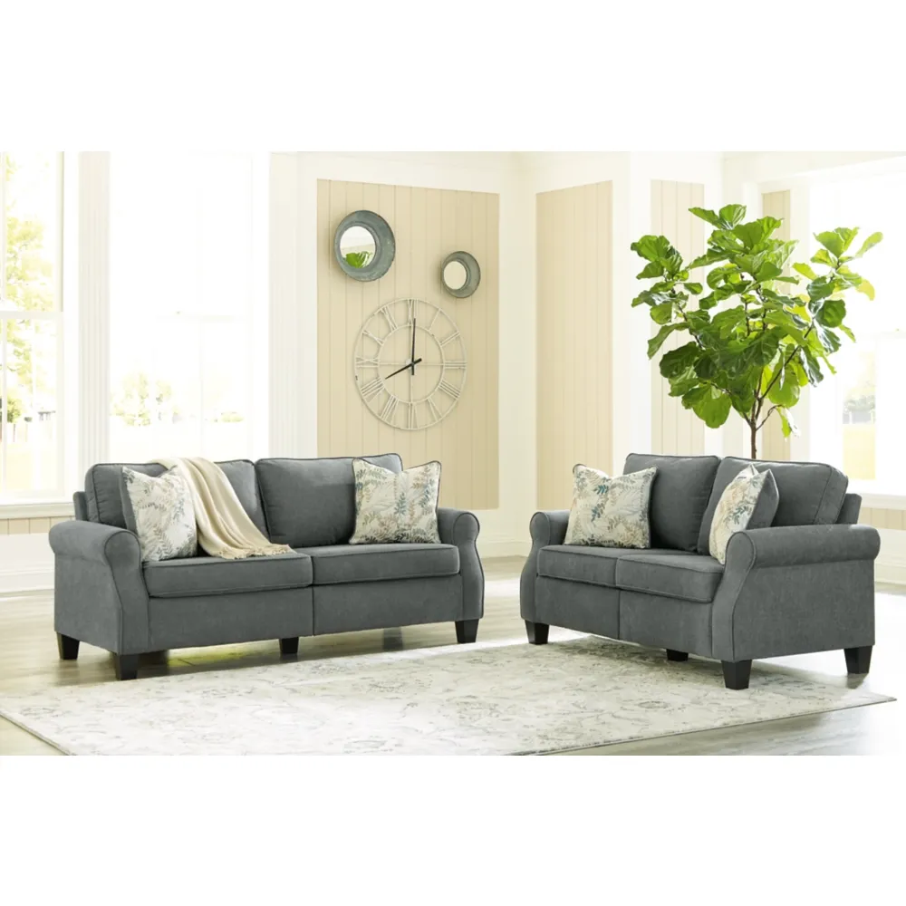 Alessio Sofa and Loveseat Red-Hot Clearance