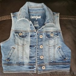 Cat & JACK JEAN VEST FOR GIRLS