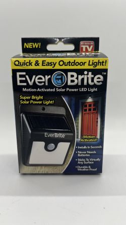 Ever Brite Motion-Activated Solar Power LED Light