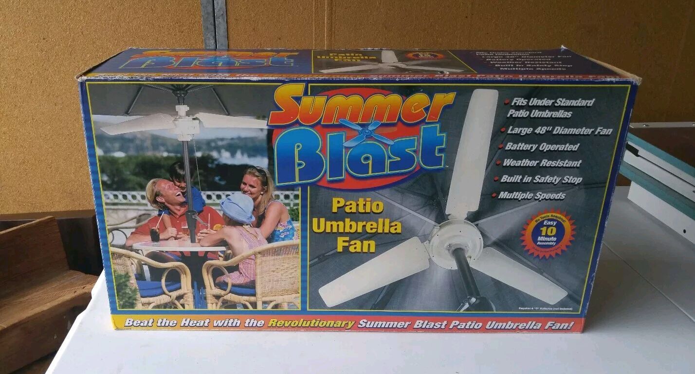 Summer Blast Patio Umbrella Fan