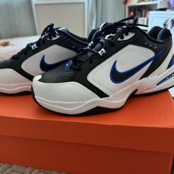 Nike Air Monarch IV in blue black and white ✔️⚪️🔵⚫️
