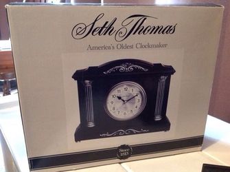 Seth Thomas Espresso Finished Chiming Mantle Clock