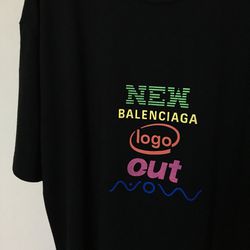 Balenciaga New Logo Now Shirt for Sale in Los CA - OfferUp