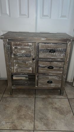 Wood Console Table With Storage 