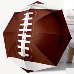 New in pkg , 38” diameter Football Umbrella