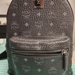 Black MCM Mini Back Pack 
