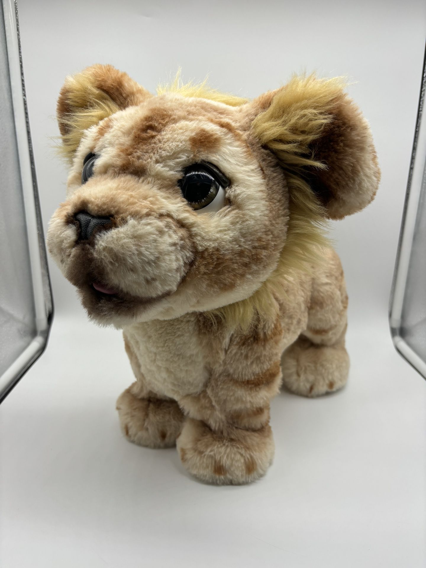 FurReal Friends Mighty Roar Simba Cub Lion King Robot Toy Hasbro Disney Working!