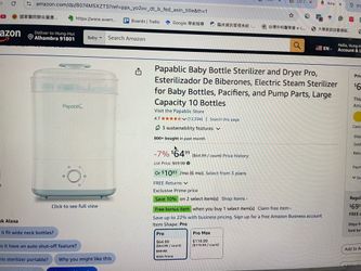 Baby bottle sterilizer