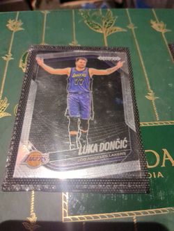 Basketball card Luka doncic