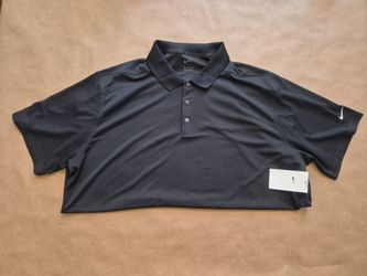 Nike Men’s Golf Polo Shirt XXL Black New With Tags