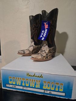 Canebrake rattlesnake cowboy boots