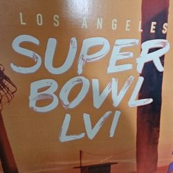 Superbowl LVI L.A. Cardboard Trash Can