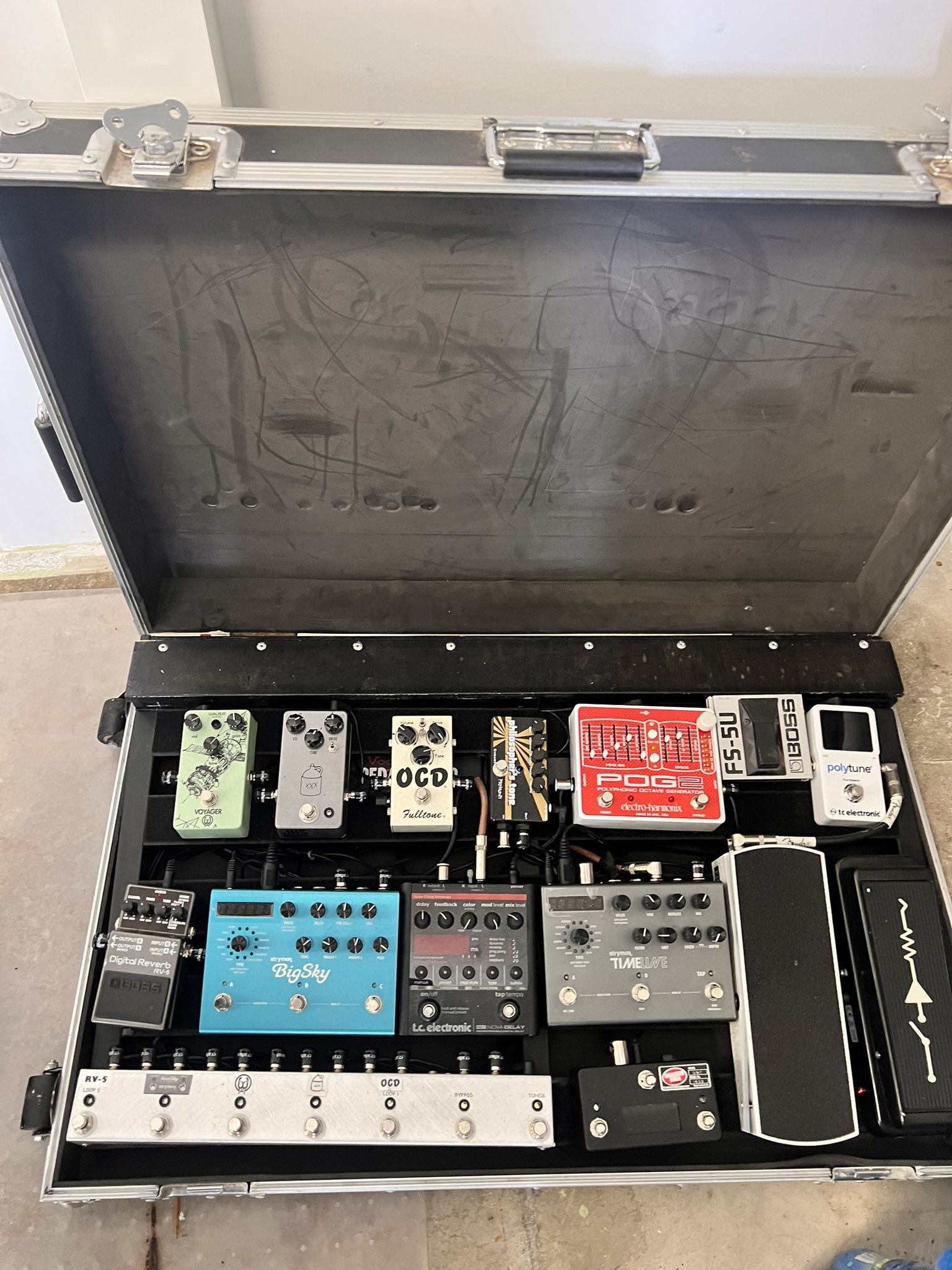Guitar Pedal board effects