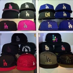 LA Dodgers New Era Fitted Hats Collection