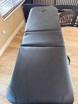 Black massage Table