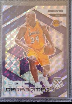 Panini 2024-25 Mosaic Epic Performers Shaquille O'Neal Lakers Prizm #16 NBA