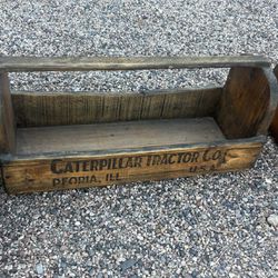 Antique caterpillar tractor company from Illinois toolbox