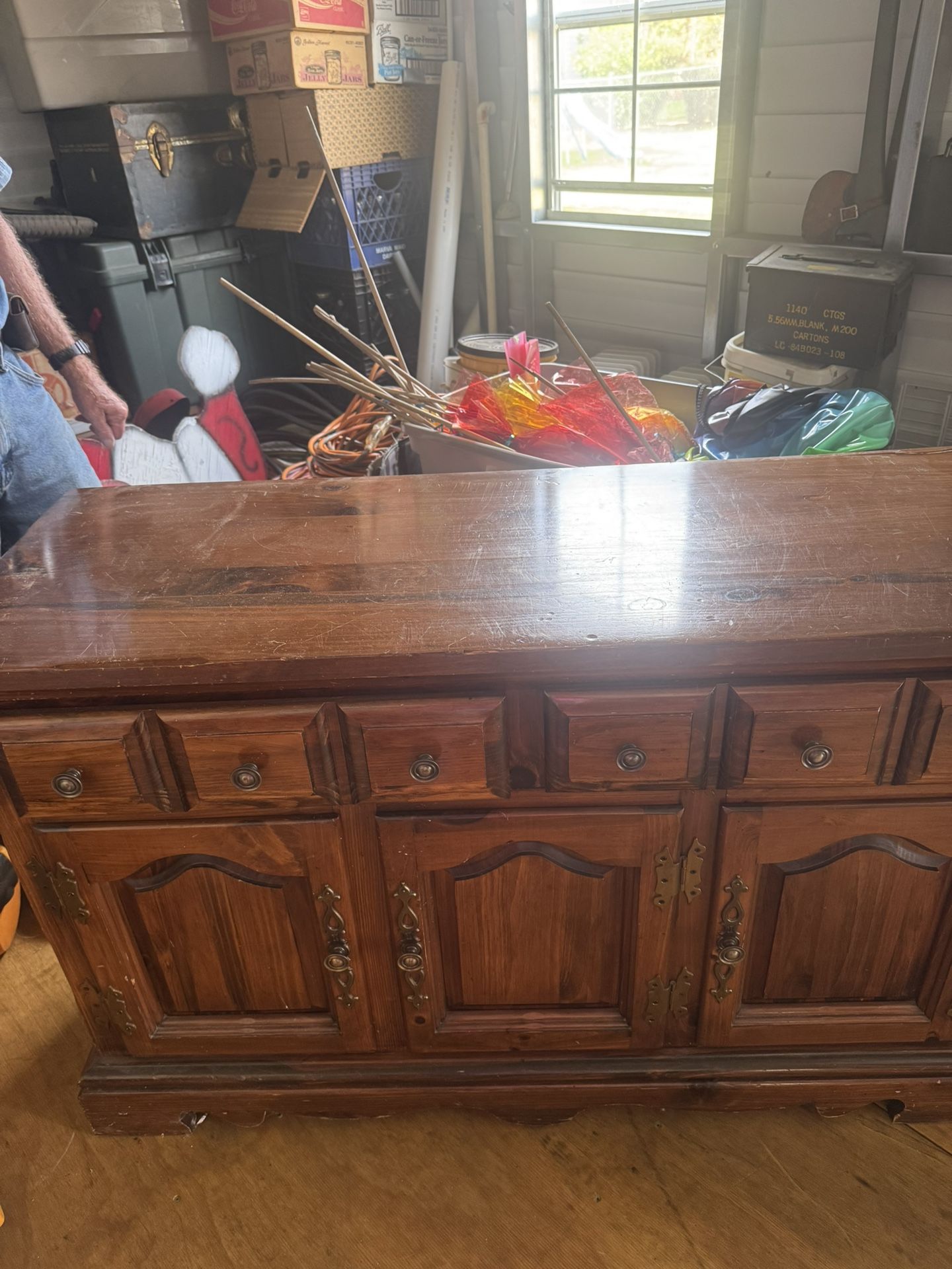 China Cabinet Two Pieces