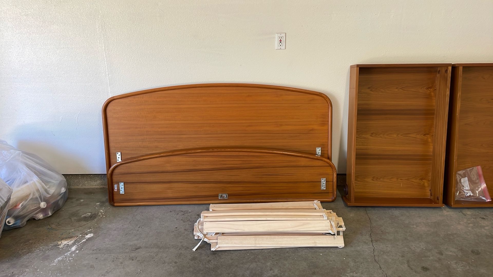 Danish Wood Full/Queen Storage Drawers