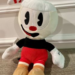Cuphead Plush Doll  Mugman The Chalice Soft Plush Stuffed 12”