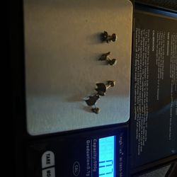 solid 14k baby earings