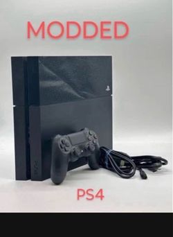 PS4 MOD with 5TB HARD DRIVE and 7000 GAMES INCLUDED