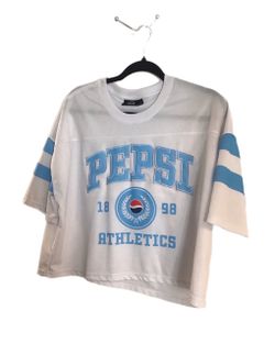 Pepsi Athletics Graphic Crop Top Size  LG