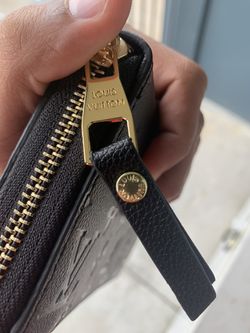 Louis Vuitton M61864 Monogram Empreinte Zippy Wallet - Black