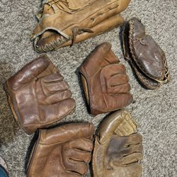 Vintage Baseball Gloves 